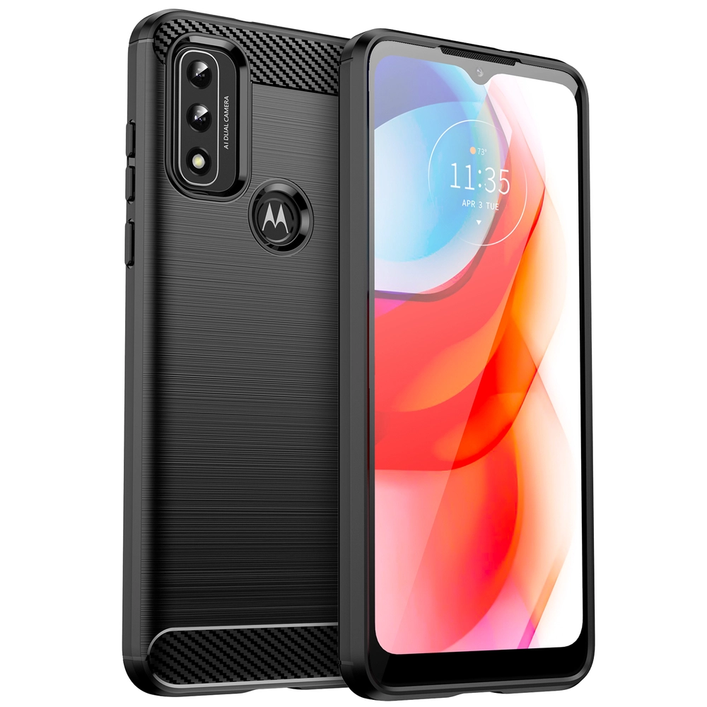 Carbon Case Flexible Cover Sleeve Motorola