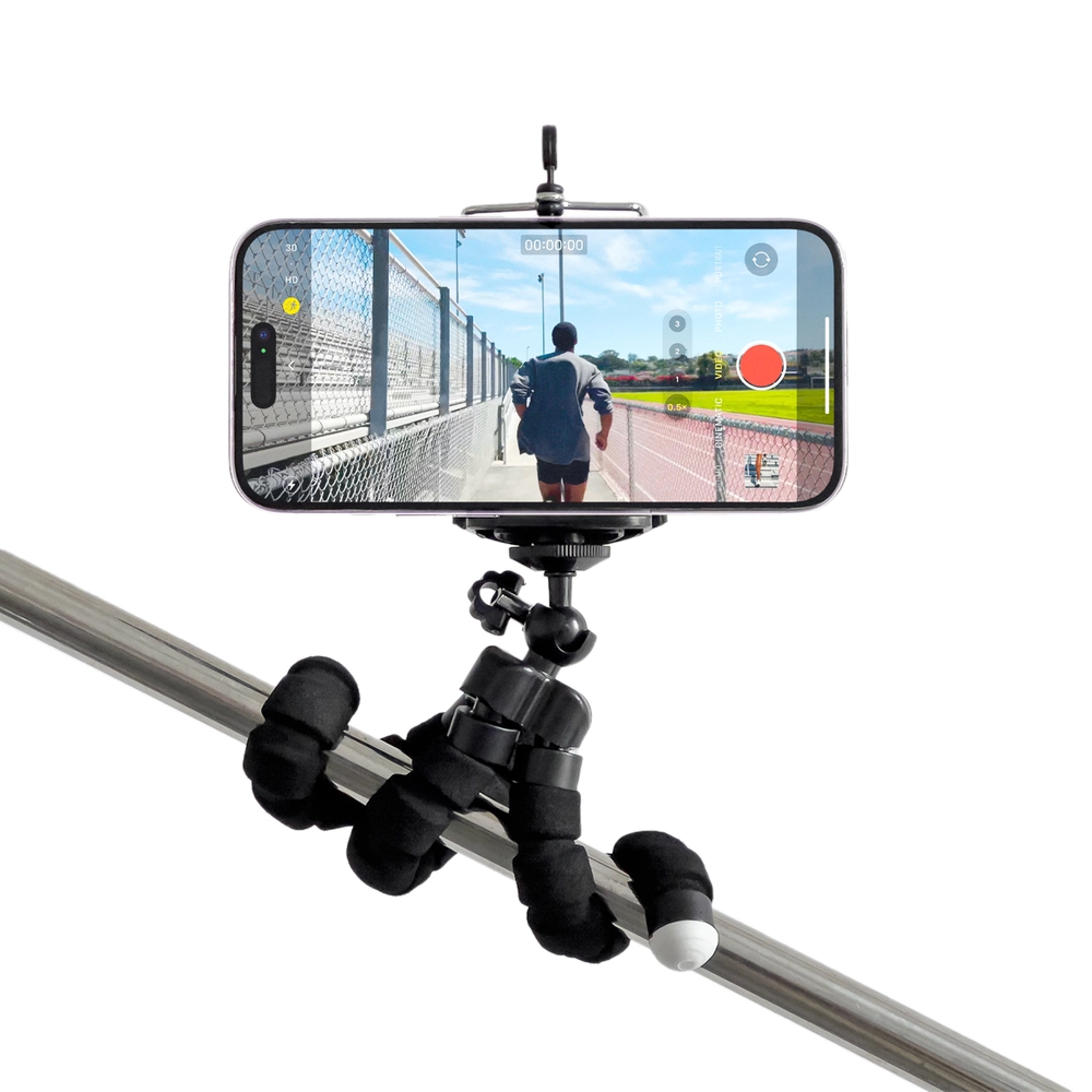 Eleastic tripod for a phone and