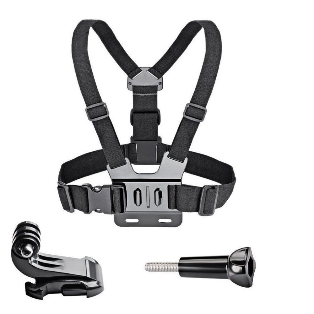 Adjustable harness for a sports camera