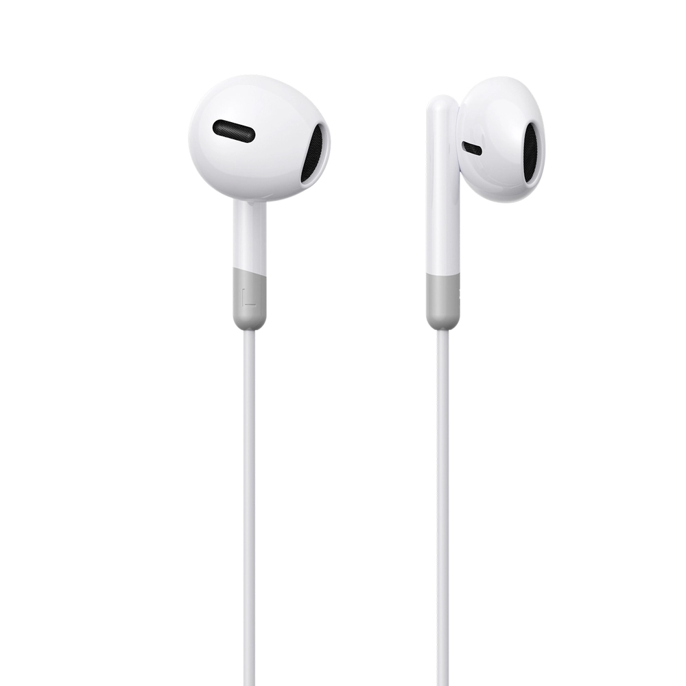 Joyroom JR-EW01 in-ear vadu mini jack austiņas ar tālvadības pulti - baltas