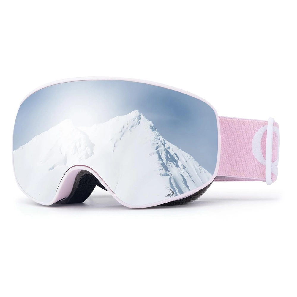 Qunature Pink Children#39;s skiing goggles