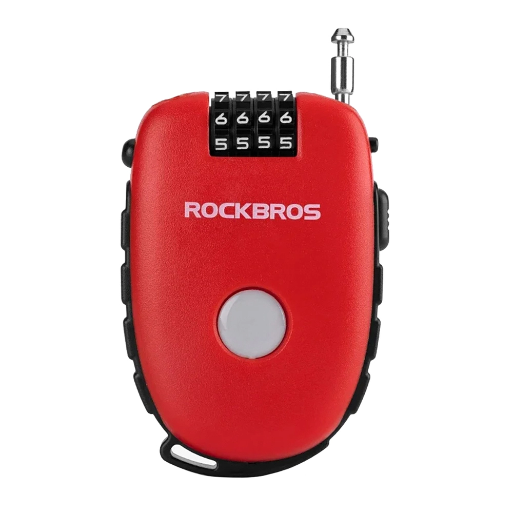 Rockbros 32420981001 bicycle lock with retractable