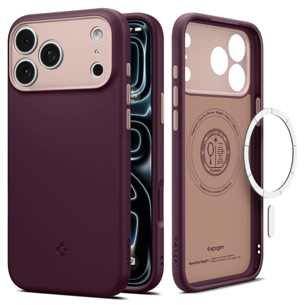 Spigen Spigen Nano Pop MagSafe burgundy