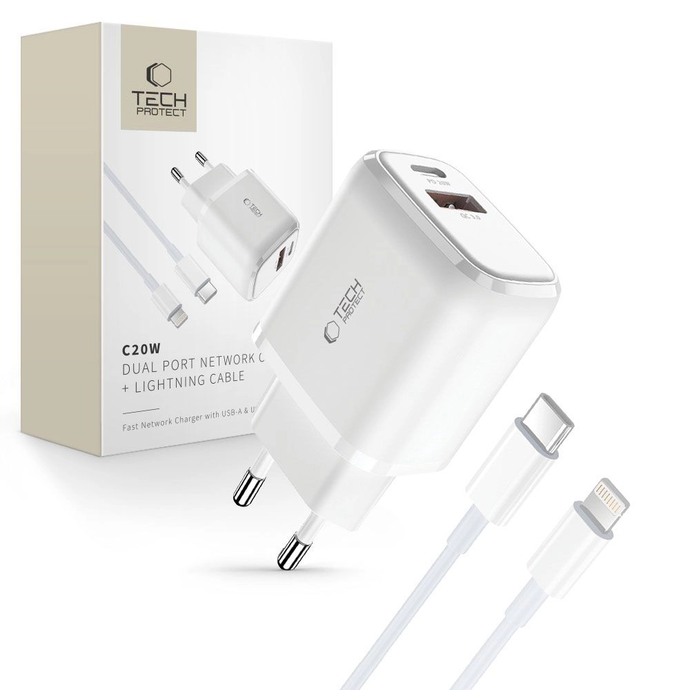 Tech-Protect C20W USB-C PD 20W /