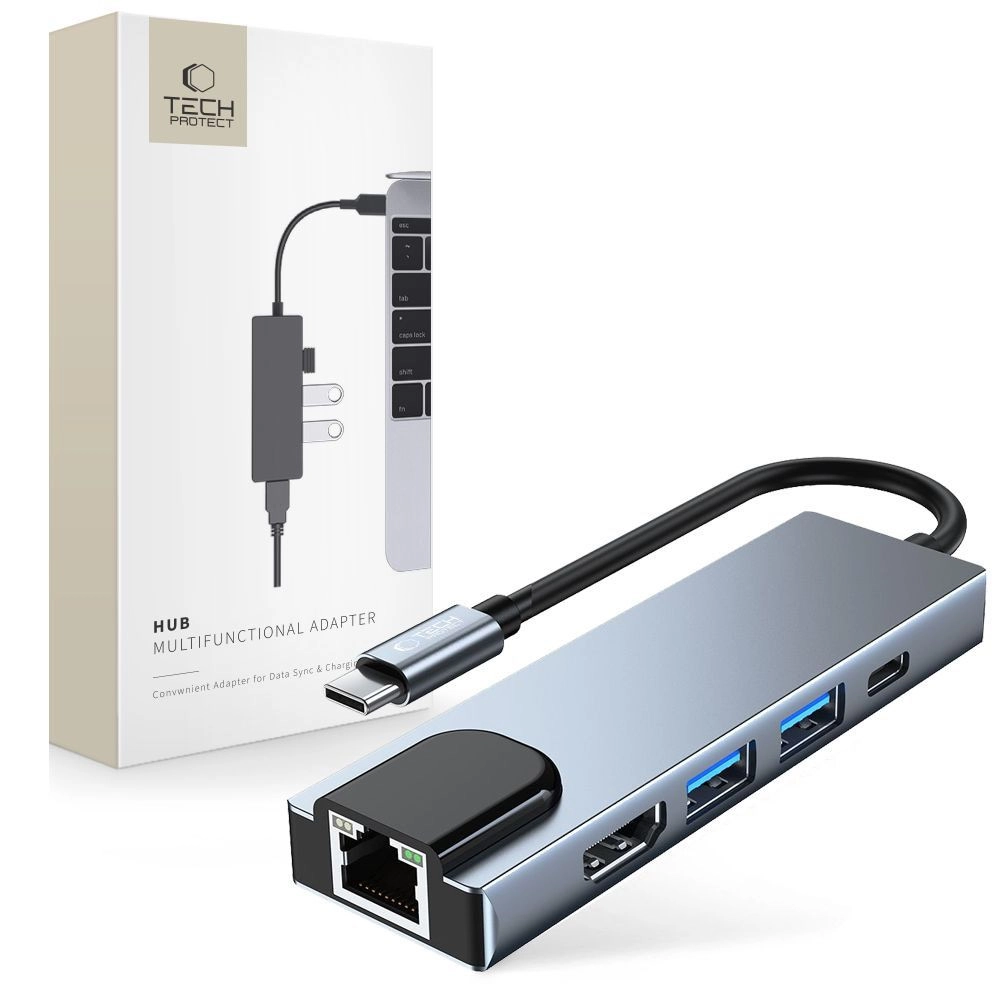 HUB Tech-Protect V3 5in1 USB-C -
