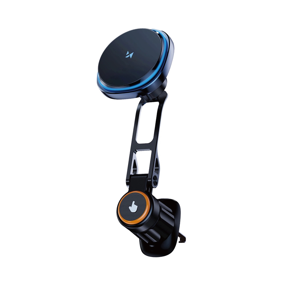 Wozinsky WCT5-6S2Y car holder with Qi/MagSafe