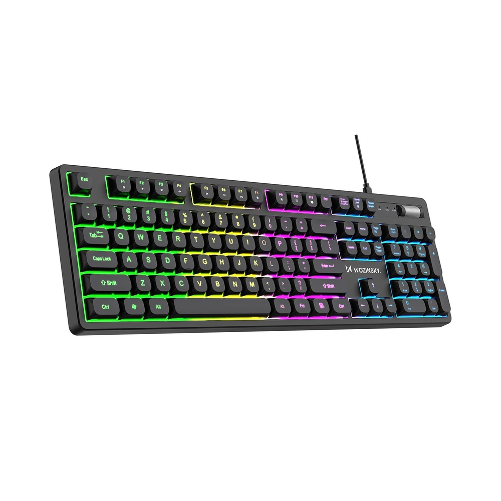 _8416043 Wozinsky WKG-200 RGB Membrane Gaming Keyboard with Scroll Whe