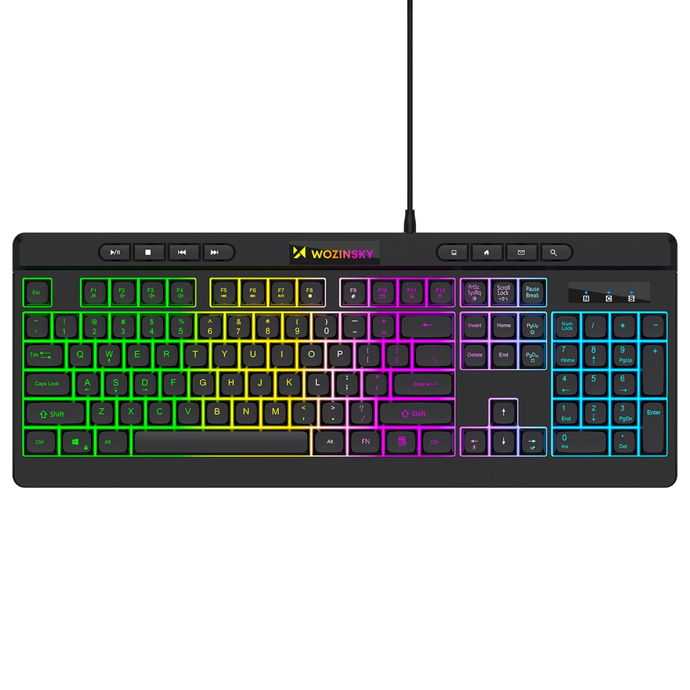 Wozinsky WKG-1044 Wired Backlit Membrane Gaming