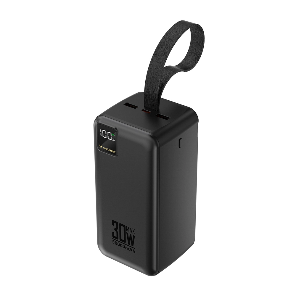 Powerbank Wozinsky W8-B 50000mAh 30W 2xUSB-A