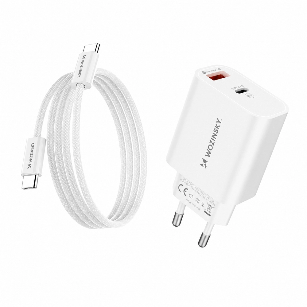 Wozinsky WLS-20W 20W USB-A USB-C Wall