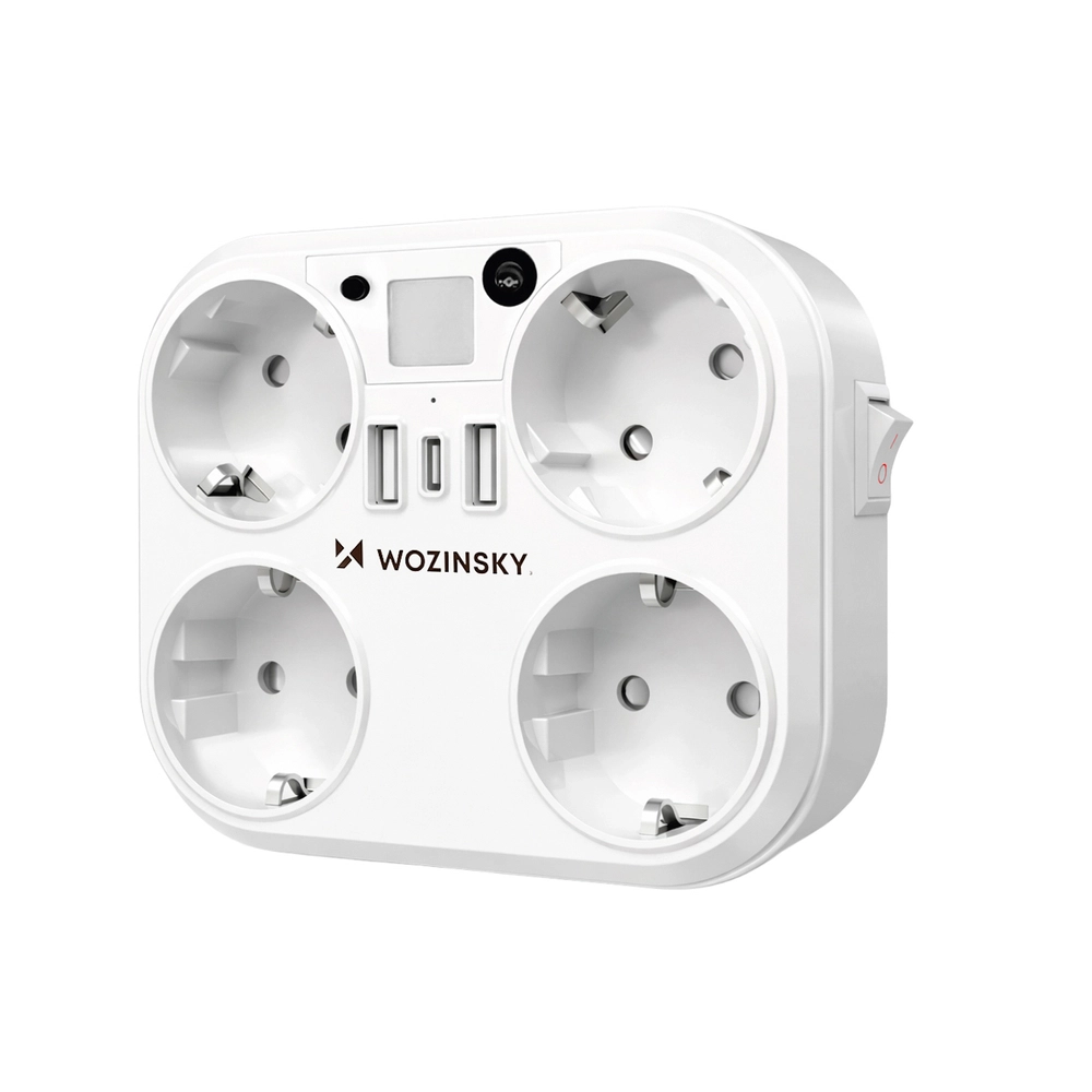 Wozinsky WRS-2B 4x AC 2x USB-A