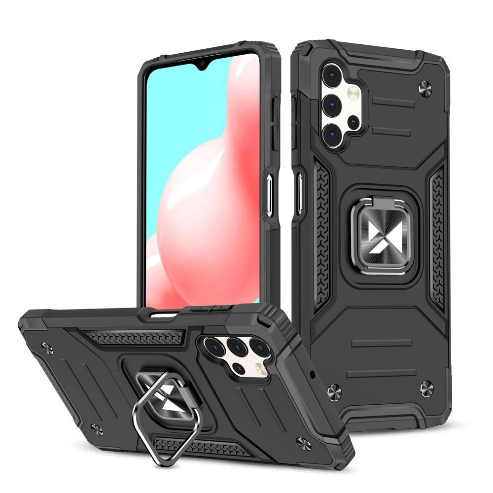 Wozinsky Ring Armor Case Kickstand Tough