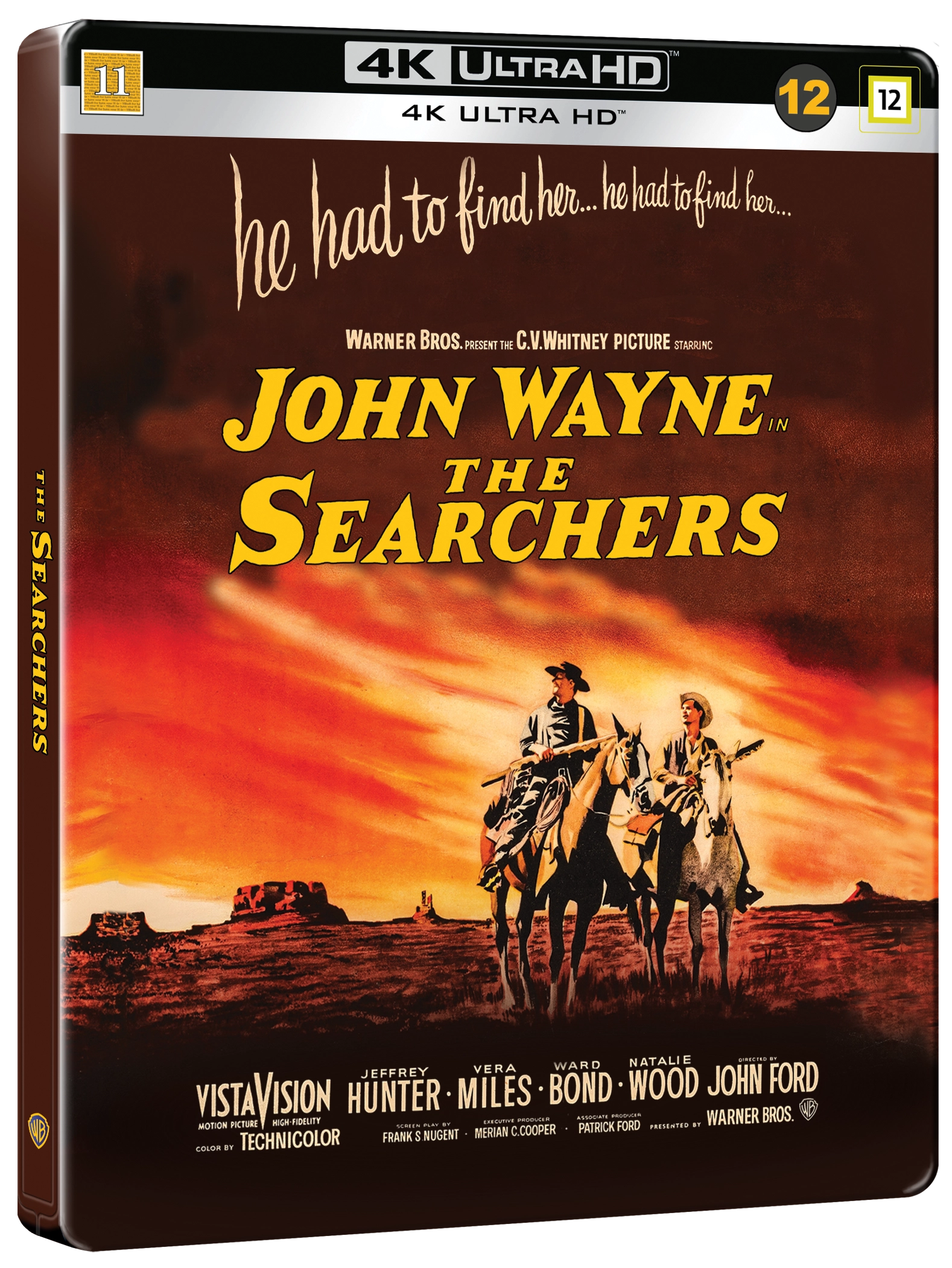 The Searchers Steelbook 1-disc (4K UHD