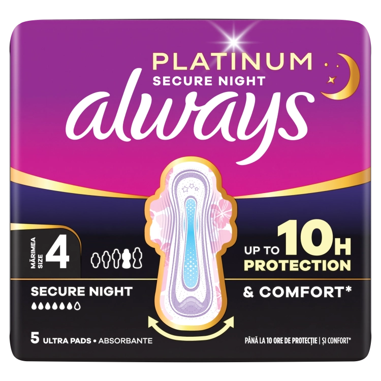 Always Platinum Secure Night Size 4