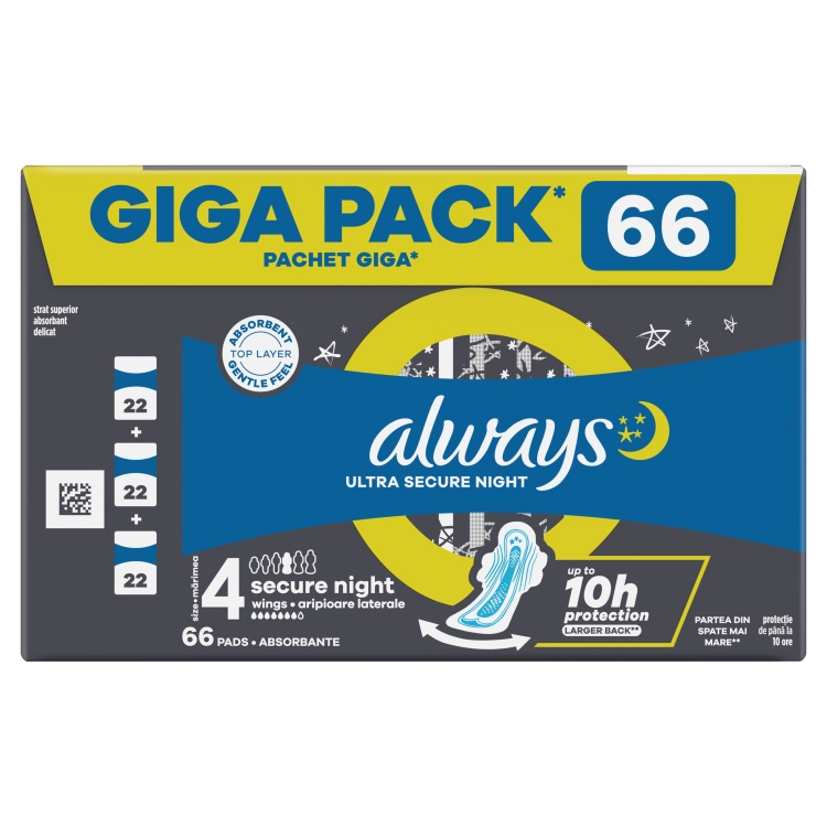 Always Ultra Secure Night Size 4
