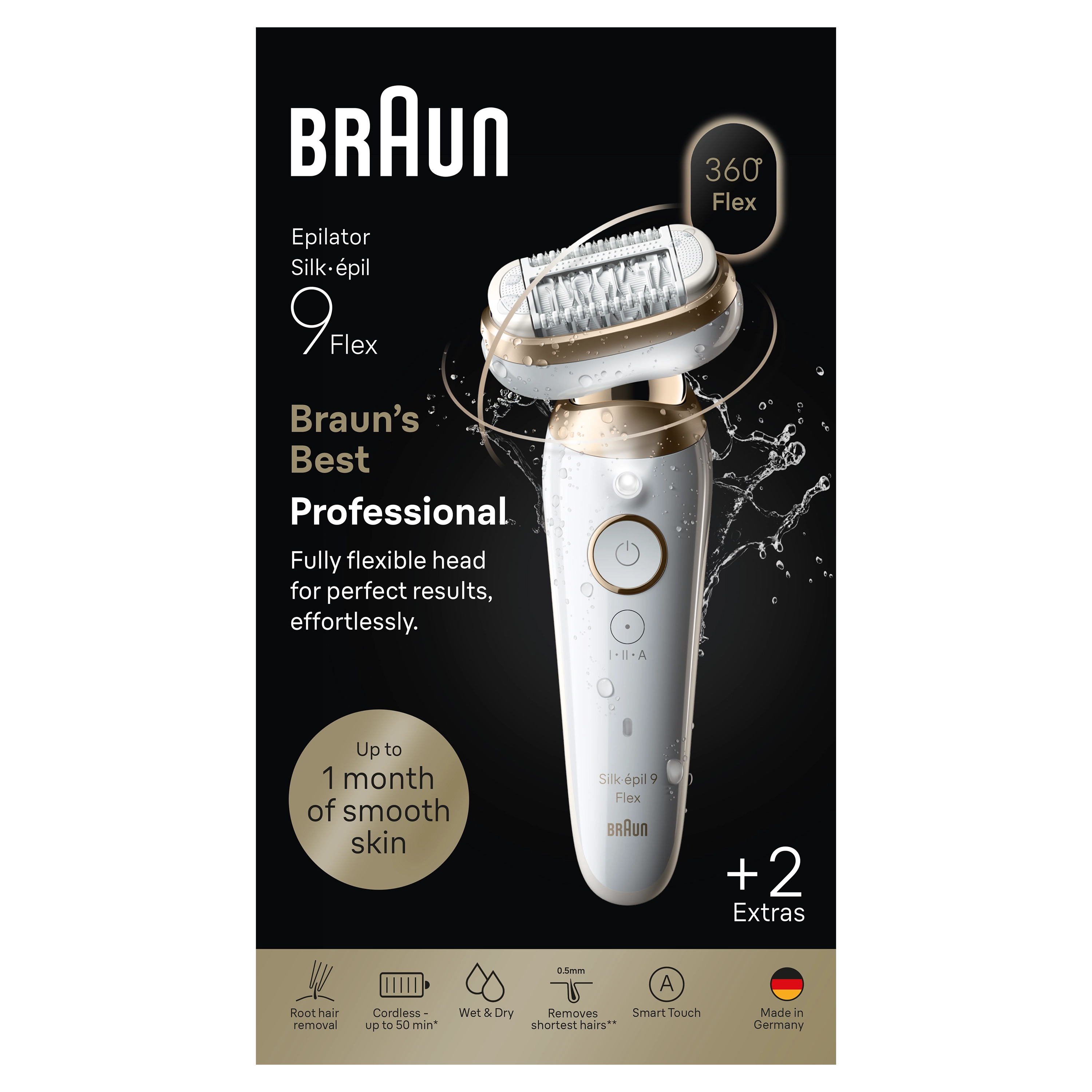 SES9-011 3D Braun Silk•epil 9 Flex