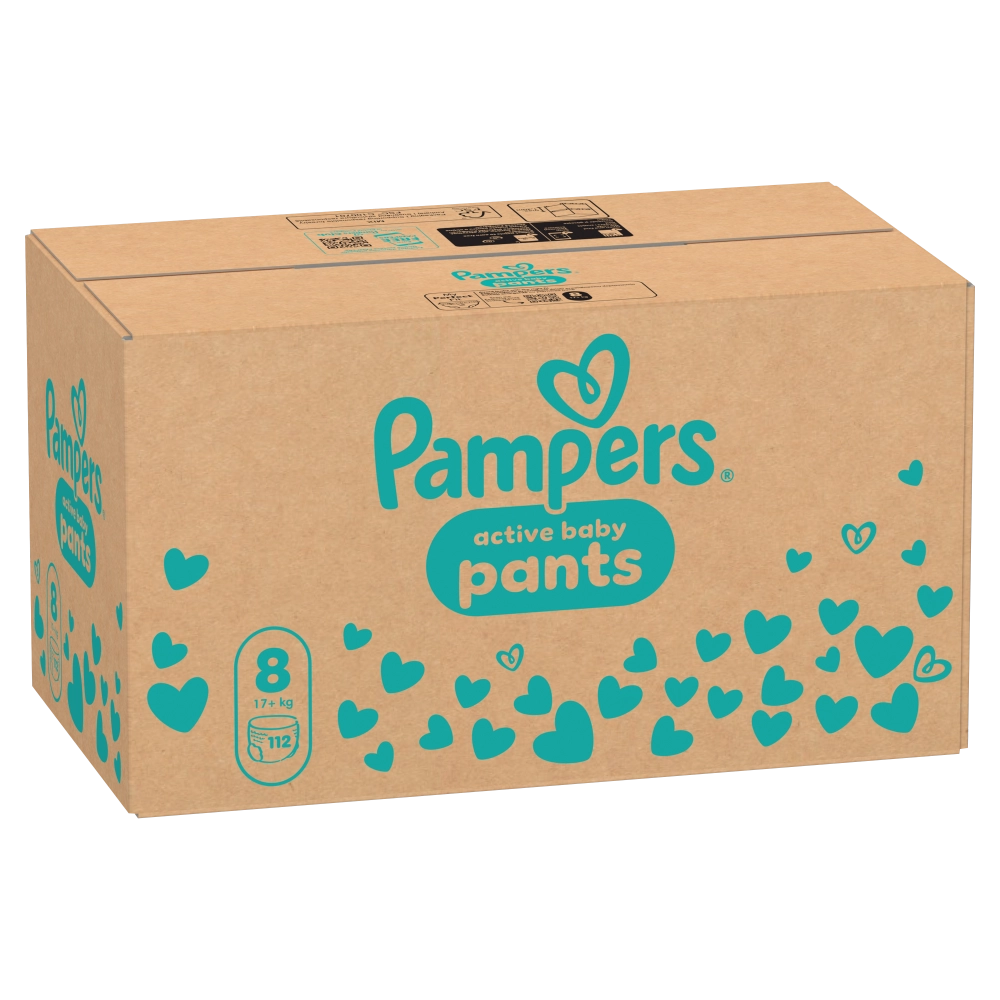 Pampers Active Baby Panties  Size 8
