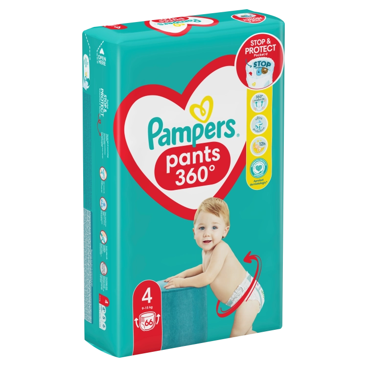 Pampers Active Baby Pants  Size 4