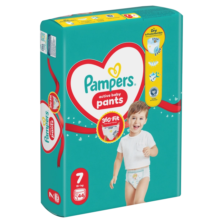 Pampers Active Baby Pants  Size 7