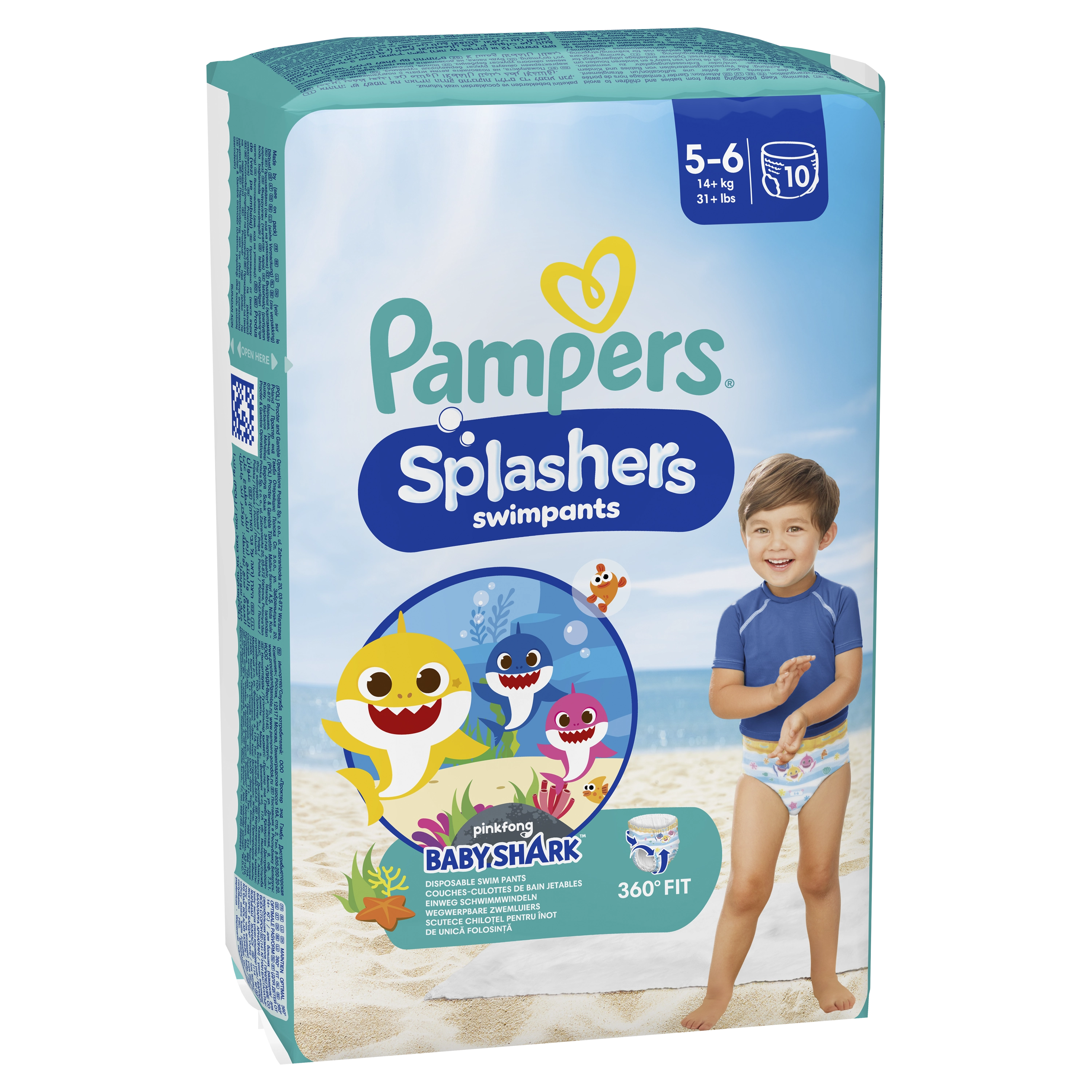 Diapers-Pants PAMPERS Pants Splashers  size 5