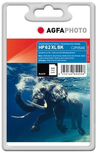 AgfaPhoto APHP62BXL ink cartridge Black APHP62BXL