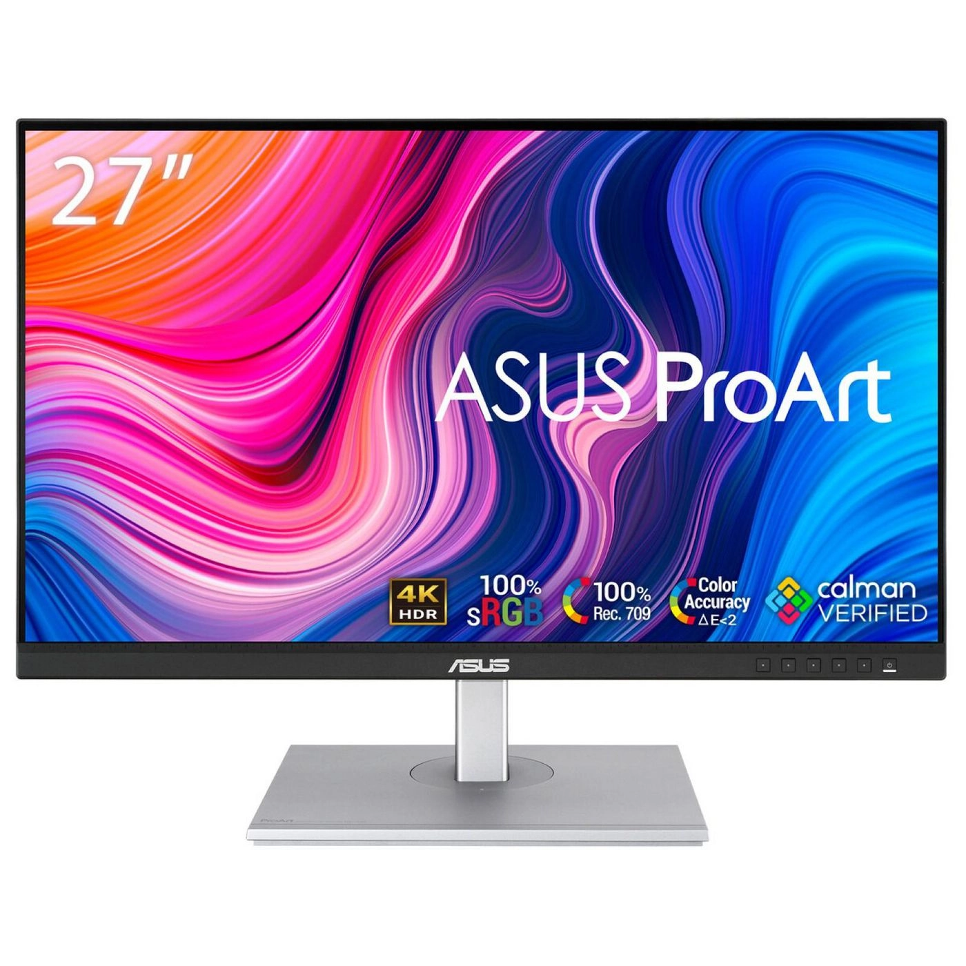 ASUS ProArt PA279CV monitori 68,6 cm (27") 3840 x 2160 pikseļi 4K Ultra HD LED Melns, Sudrabs
