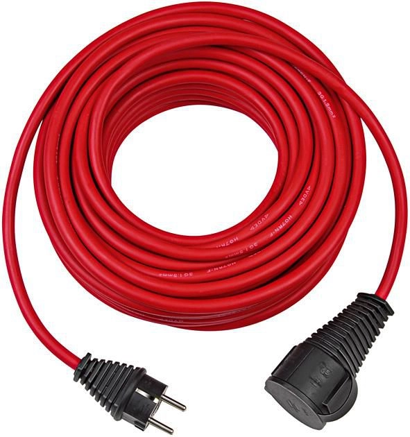 Brennenstuhl extension cable neoprene 10m red