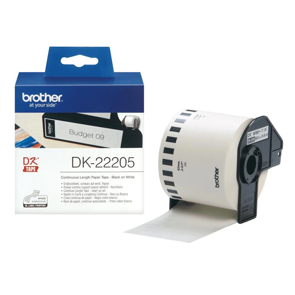 Brother Continuous Paper Tape 6J04-14M DK22205