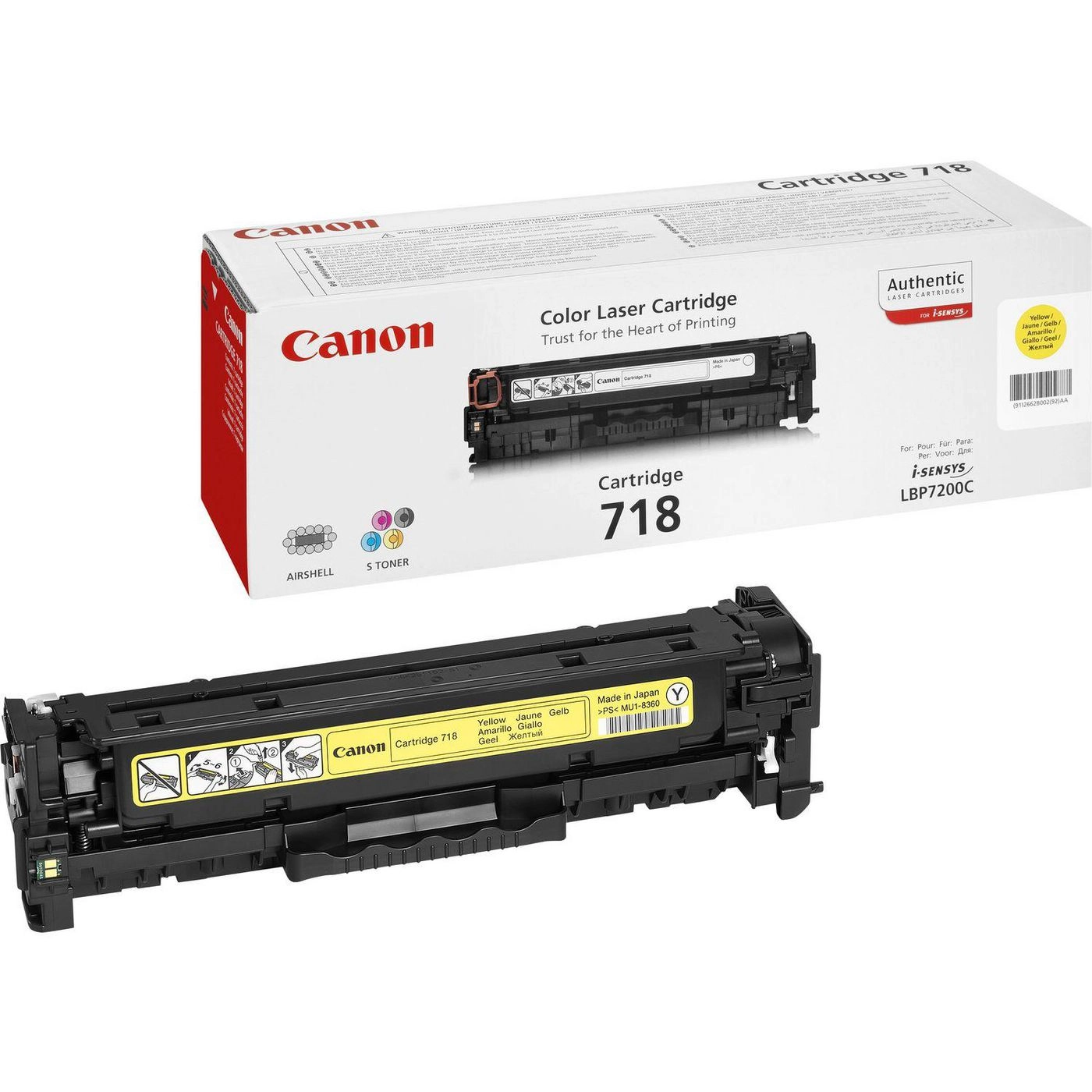 CANON CRG-718Y catridge yellow LBP7200C 2659B002