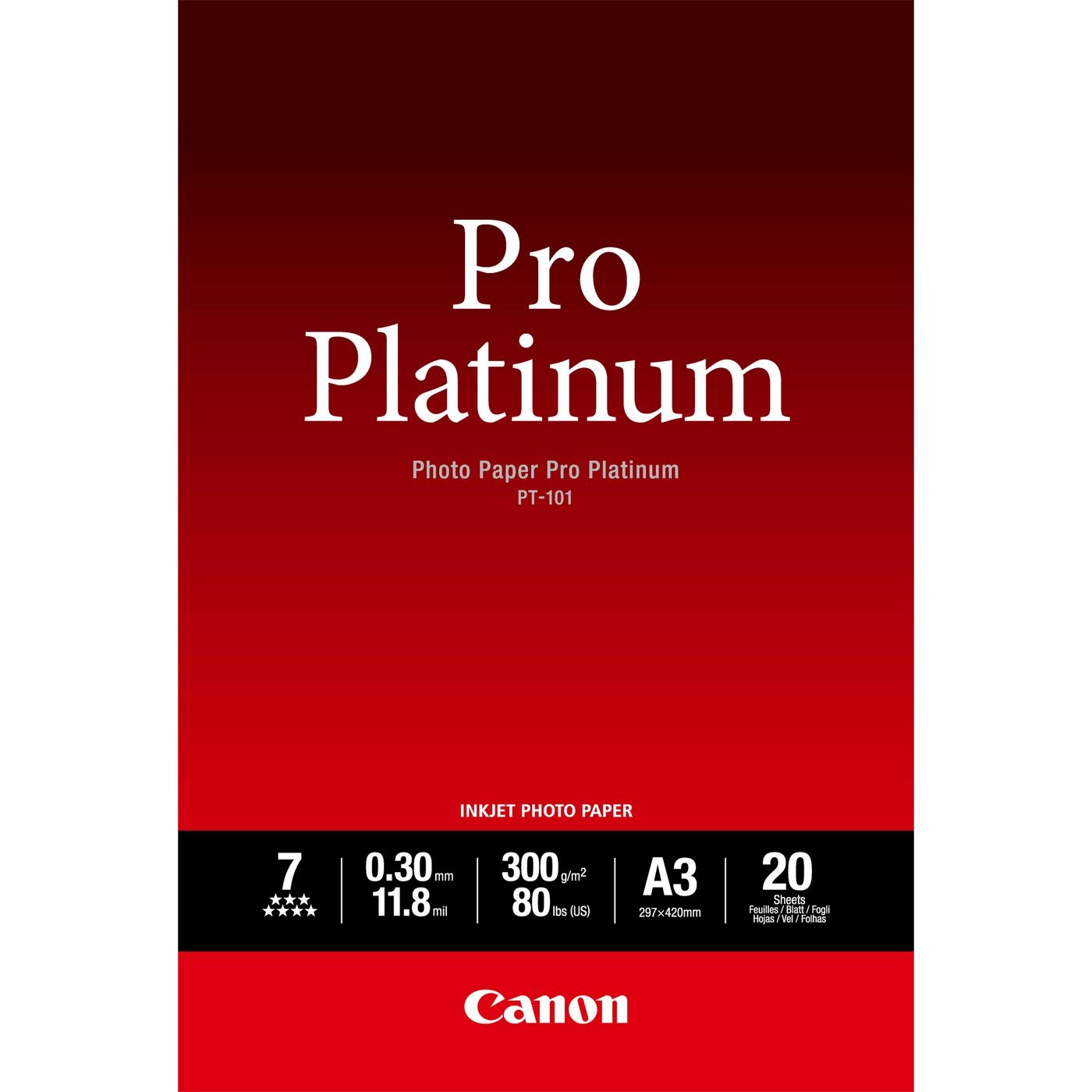 Canon PT-101 Pro Platinum Photo Paper