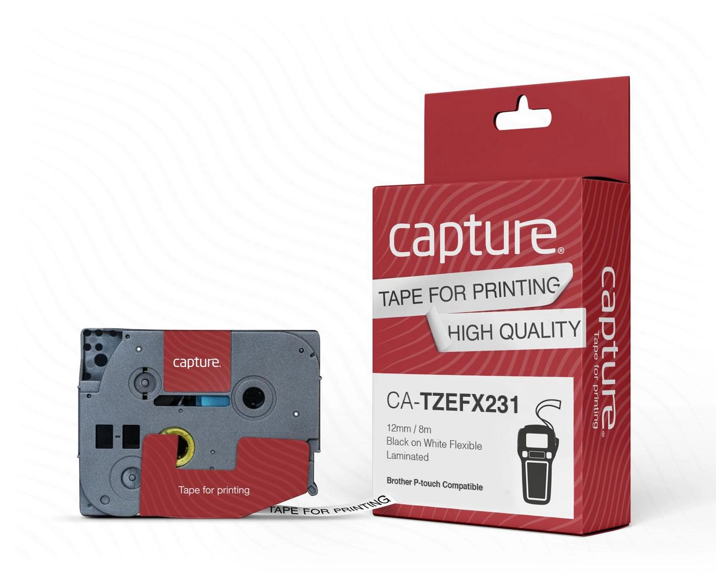 Capture 12mm x 8m Black on