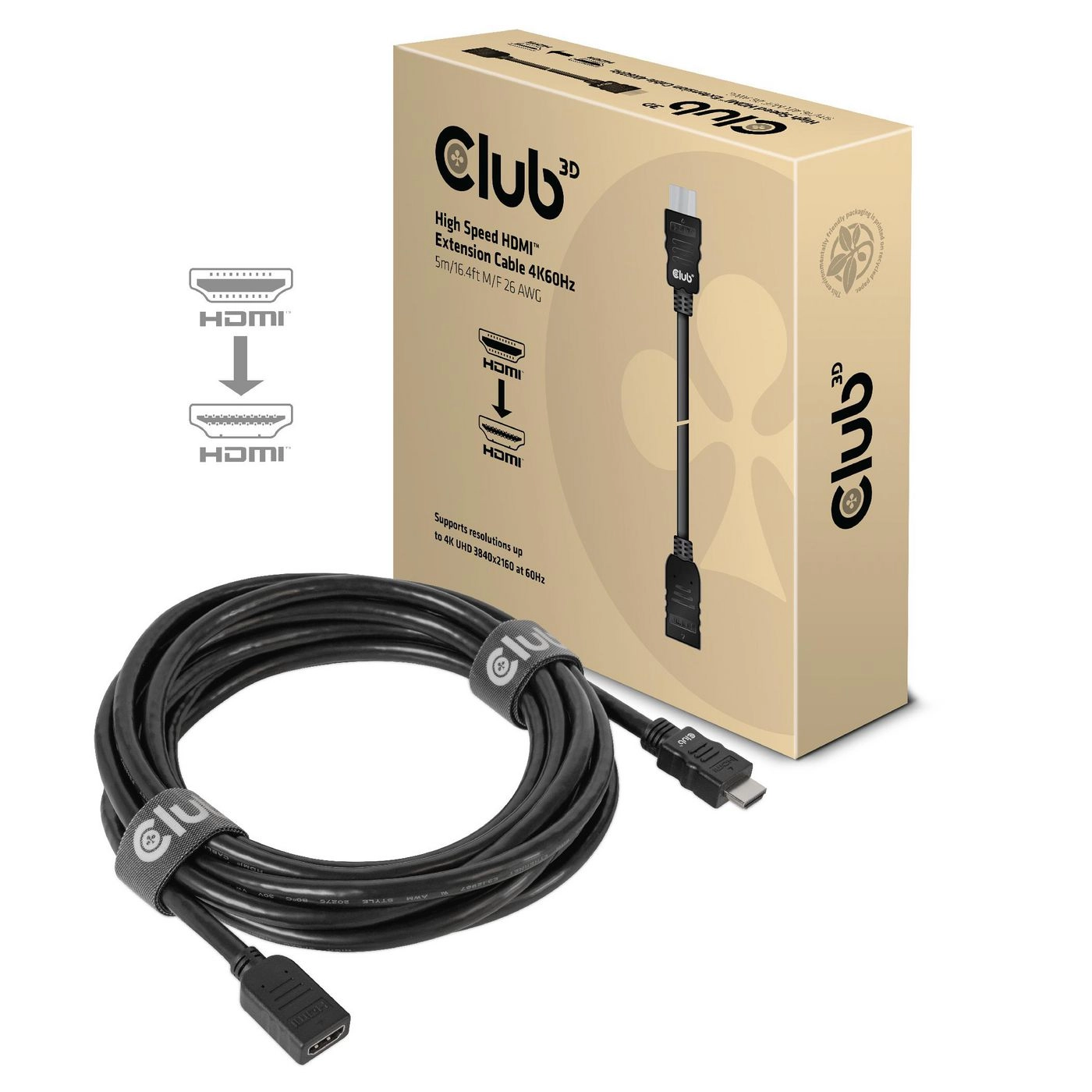 CLUB3D High Speed HDMI™ Extension Cable