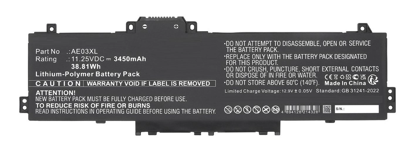 CoreParts MBXHP-BA0354 portatīvo datoru rezerves daļa