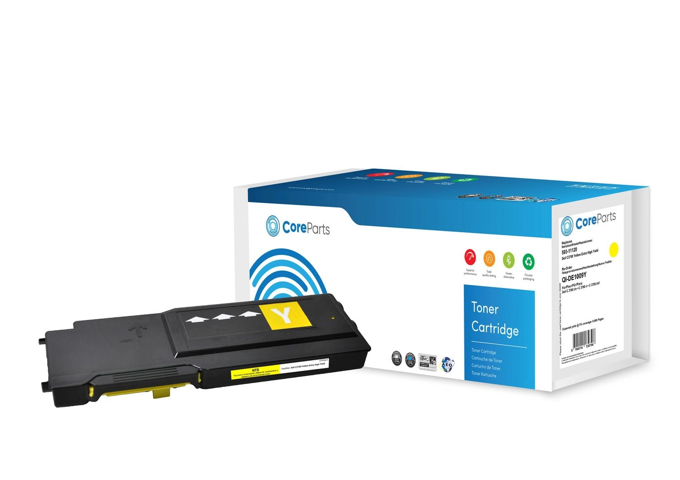 CoreParts QI-DE1009Y toner cartridge 1 pc(s)