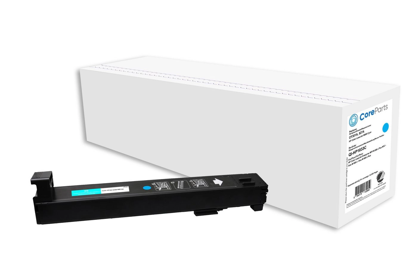 CoreParts Toner Cyan CF301A QI-HP1033C 5704174132950