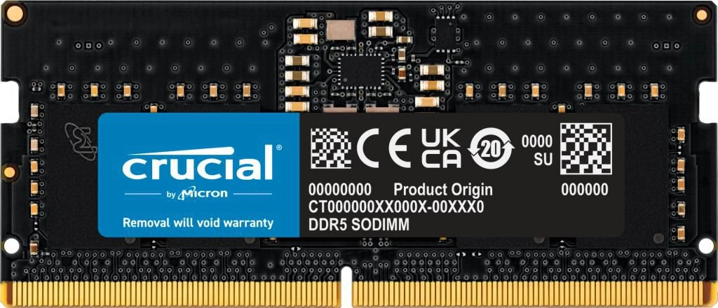 Izšķirošais CT8G48C40S5 atmiņas modulis 8 GB 1 x 8 GB DDR5