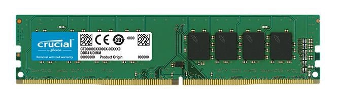 Svarīga RAM 8 GB (1 x 8 GB) DDR4 2400 MHz UDIMM zaļš