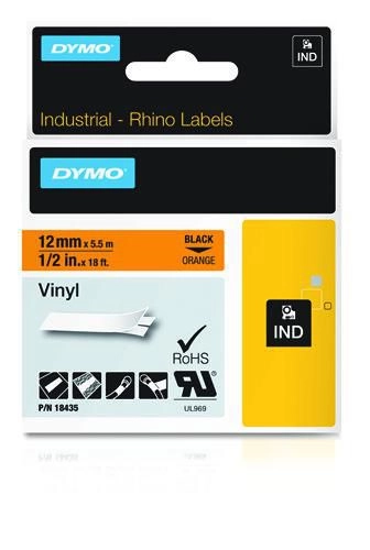 DYMO Rhino Industrial Vinyl Labels 12