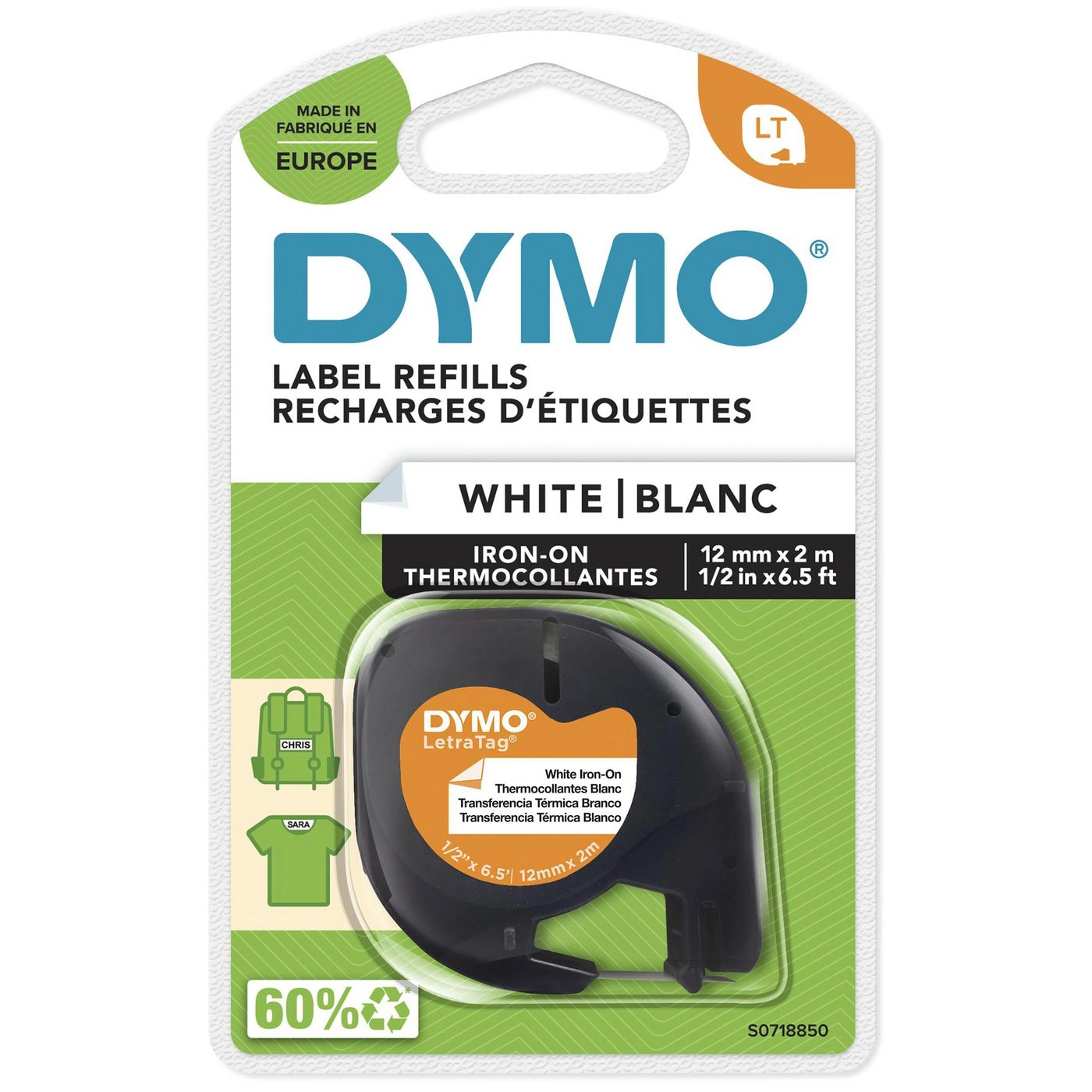 DYMO LetraTag Iron-On Fabric Labels  Authentic