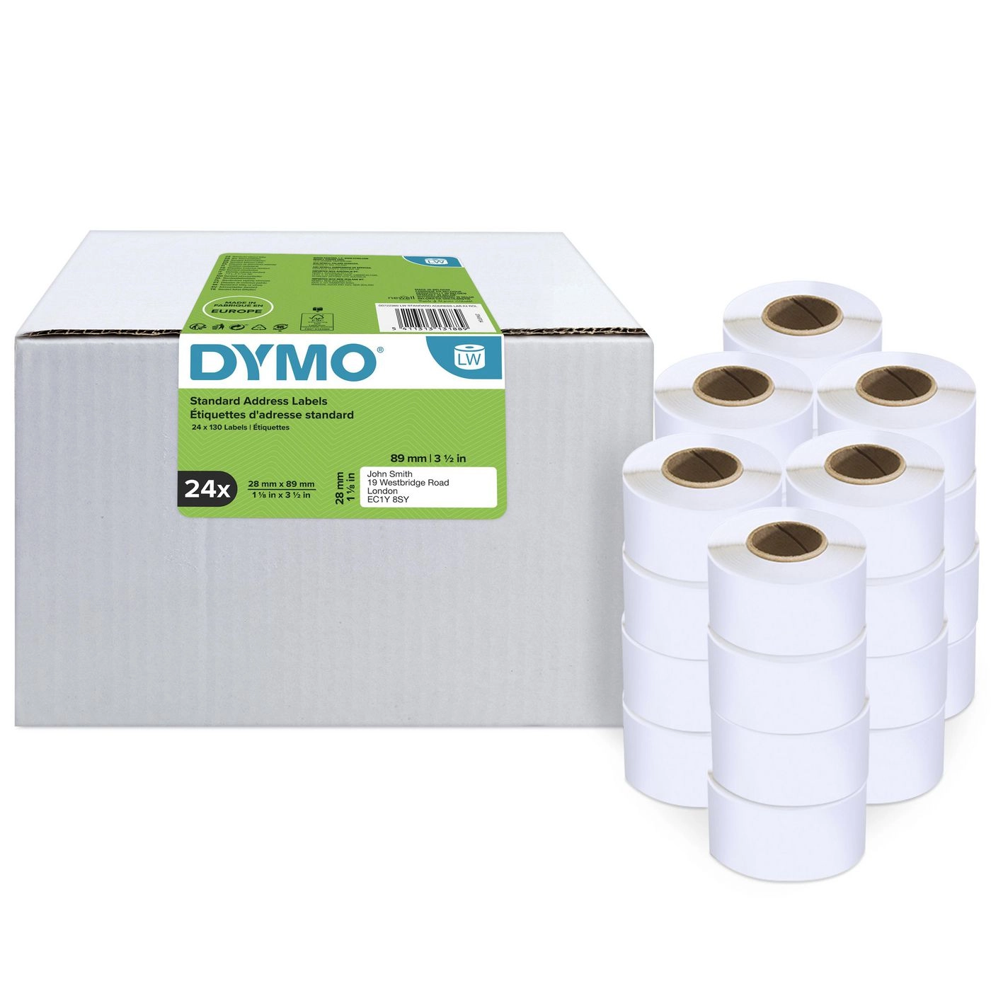 DYMO Authentic LabelWriter Address Labels  28mm