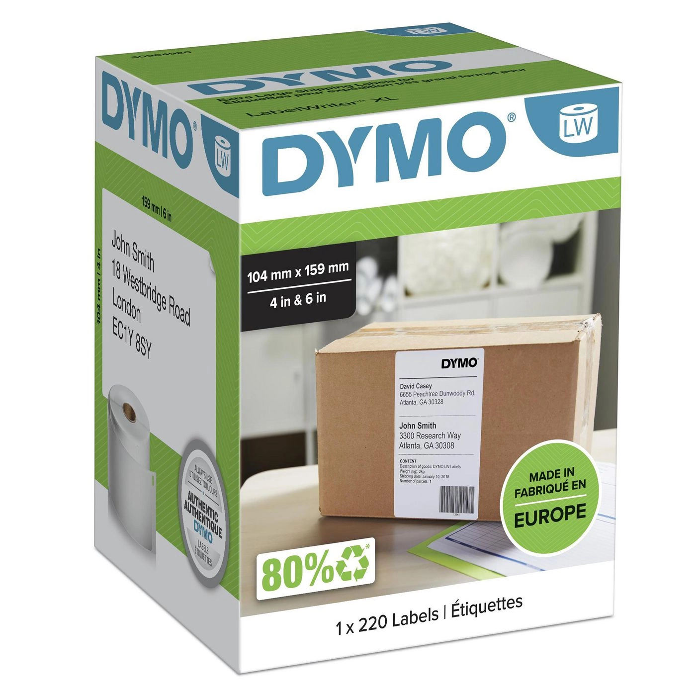 DYMO Authentic LabelWriter Extra Large Shipping