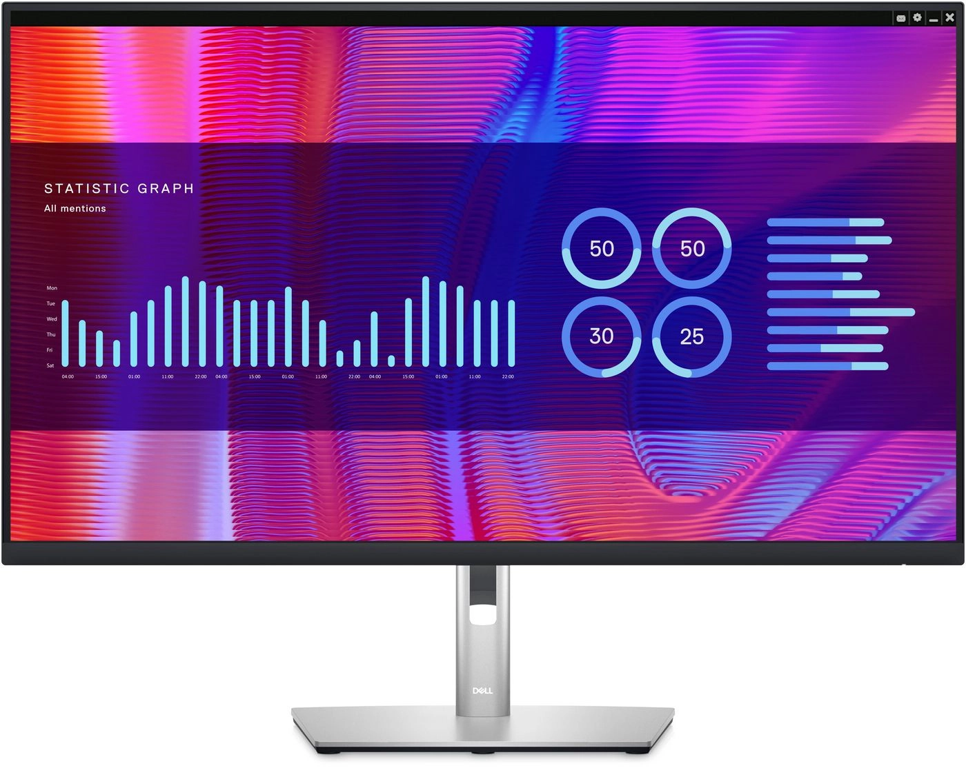 DELL P Series P3223DE monitori 80 cm (31.5") 2560 x 1440 pikseļi Quad HD LCD Melns
