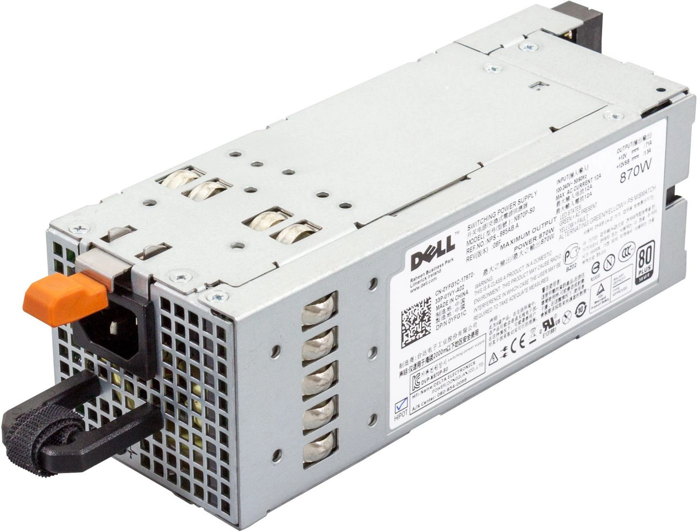 Dell 870W Power Supply server power