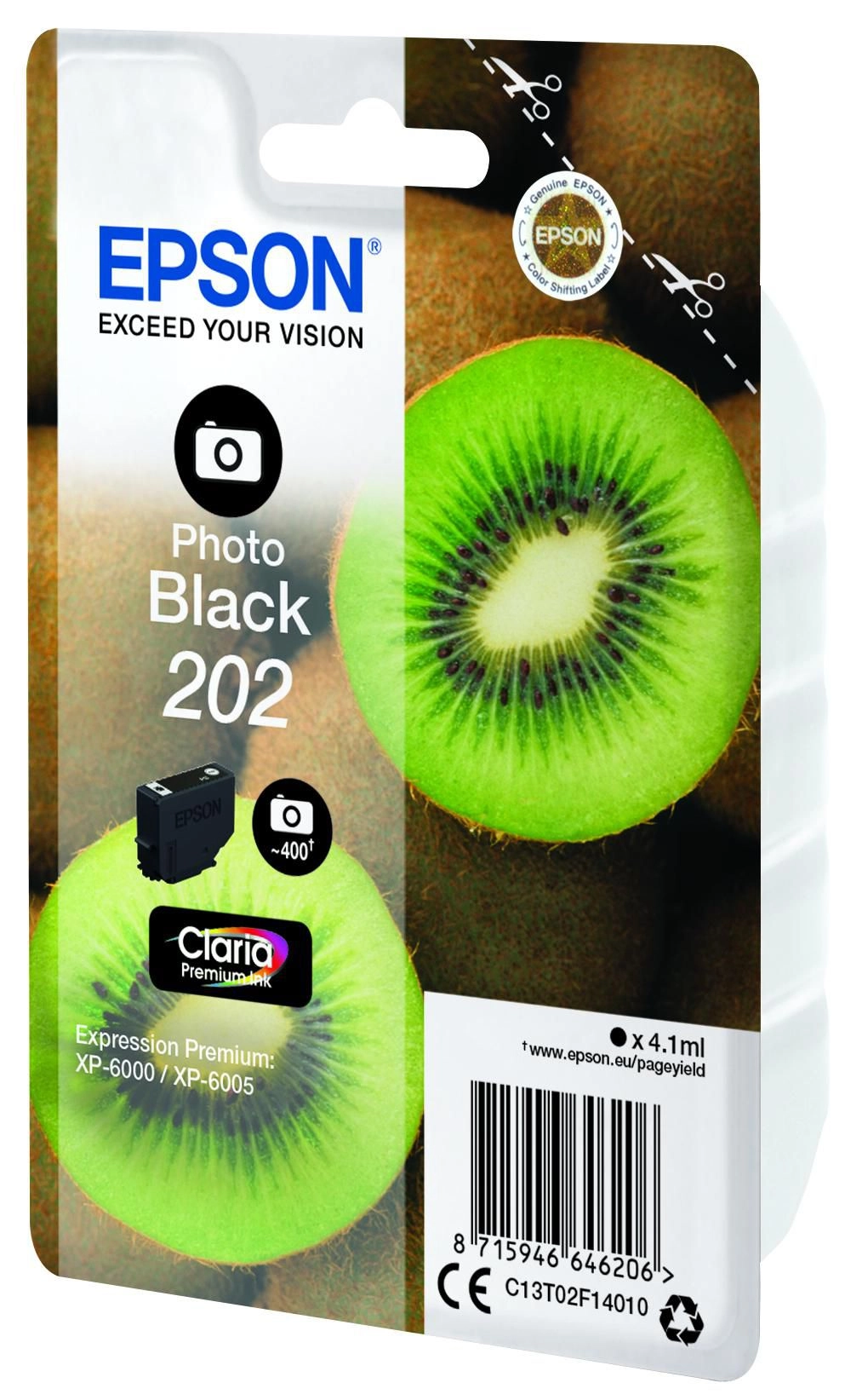 Epson Kiwi Singlepack Photo Black 202