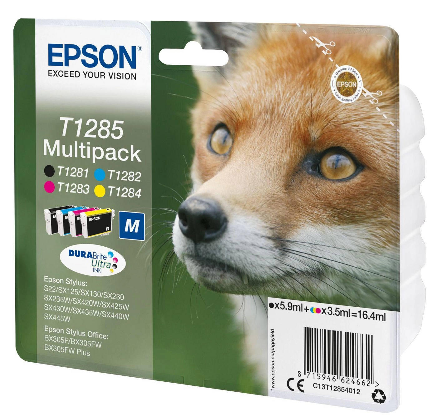 Epson Fox T1285 DURABrite Ultra Multipack