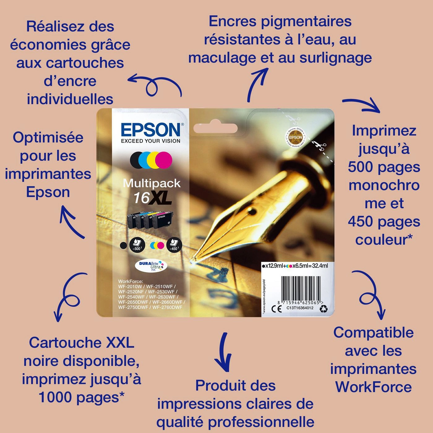 Epson Pen and crossword Singlepack Magenta