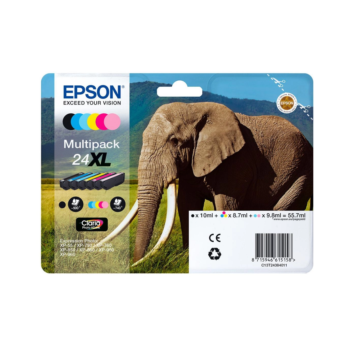 Epson Elephant 24 Claria Photo HD