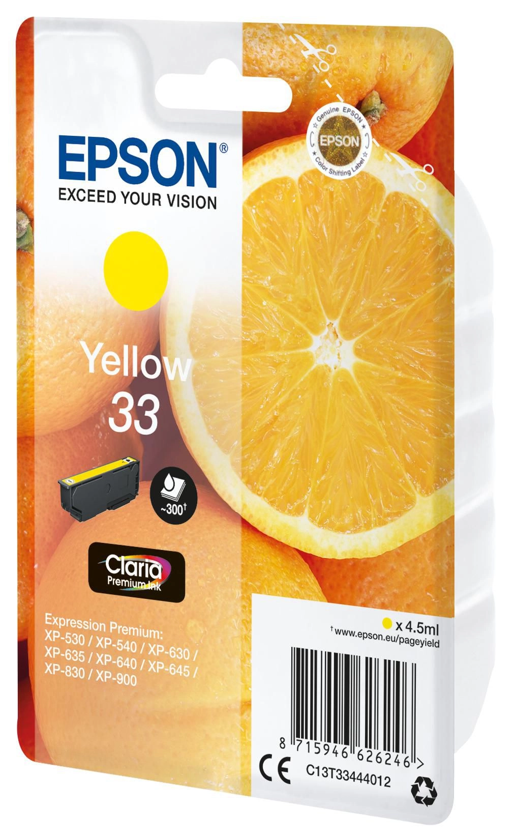 Epson Oranges 33 Claria Premium Single