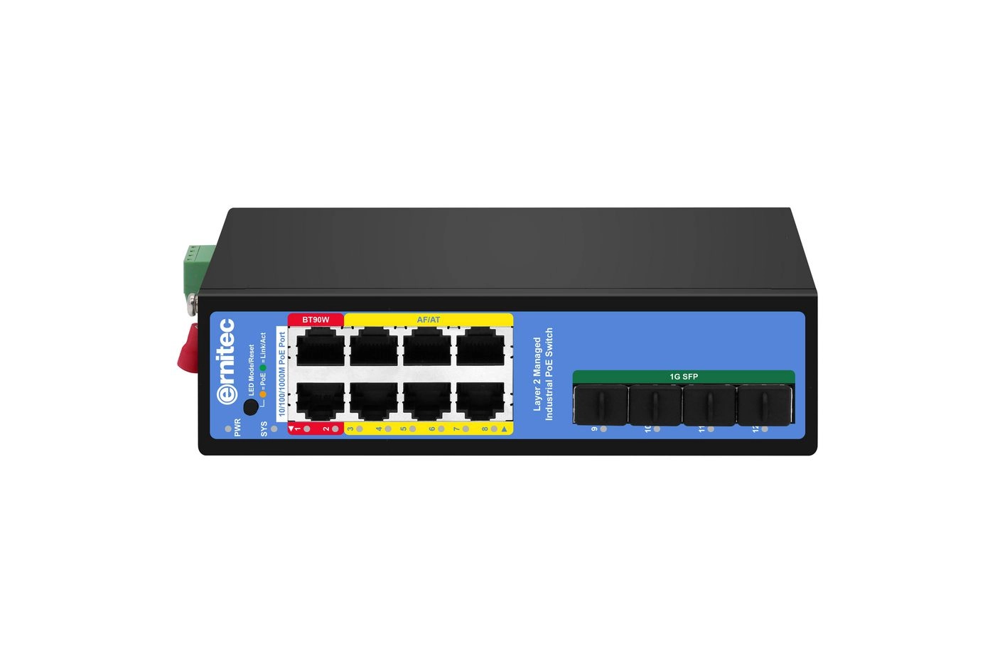 Ernitec ELECTRA-IM08-1GB network switch Managed L2/L2+