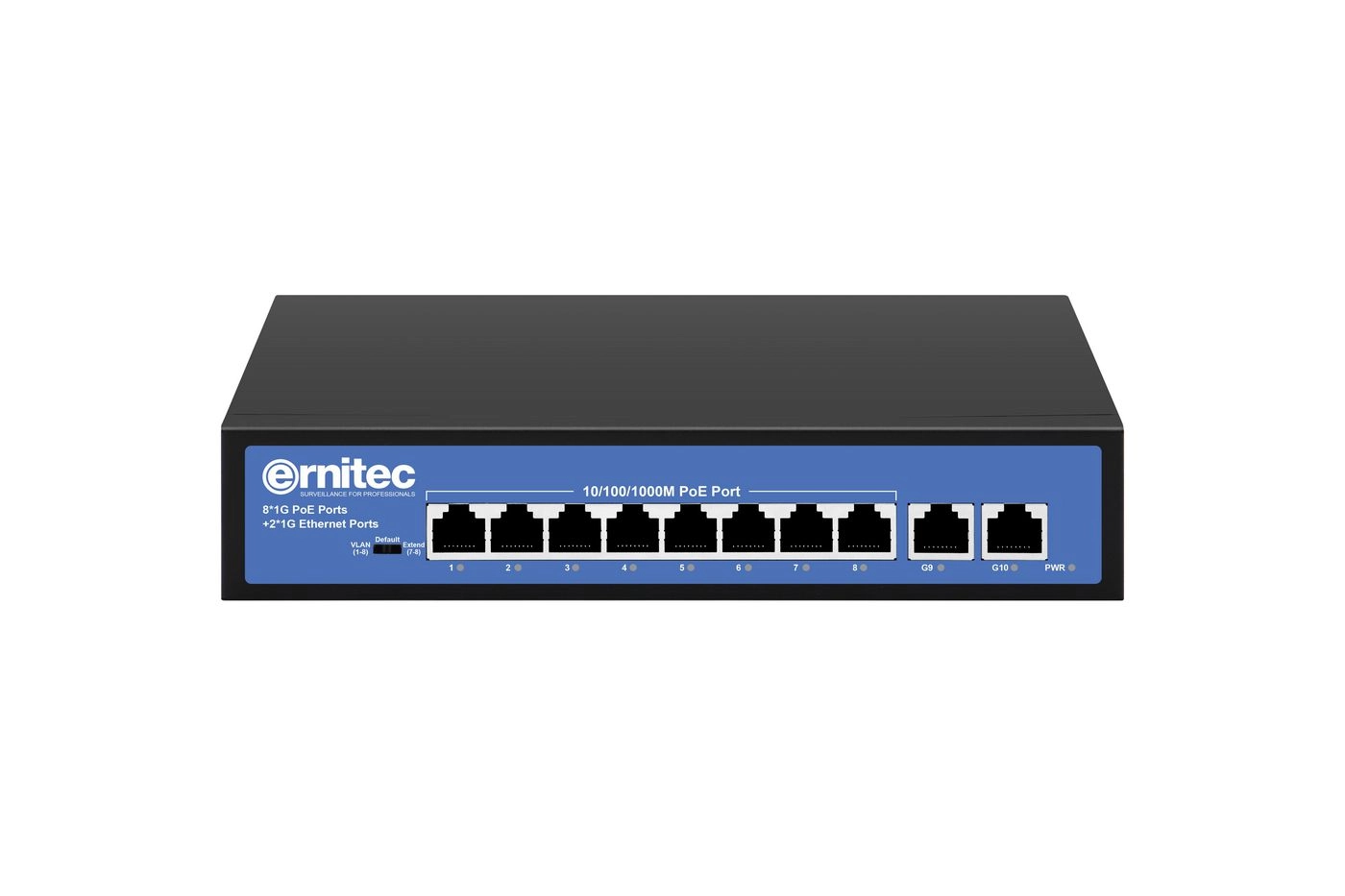 Ernitec ELECTRA-U08-1GB-110W network switch Unmanaged Gigabit